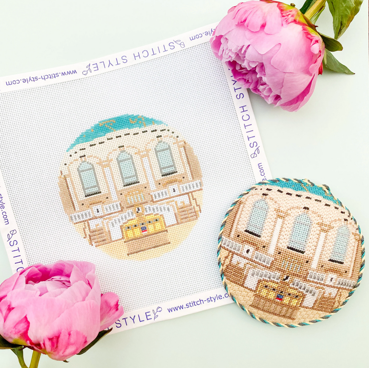 Grand Central Terminal Needlepoint Canvas and Stitch Guide