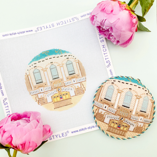 Grand Central Terminal Needlepoint Canvas and Stitch Guide