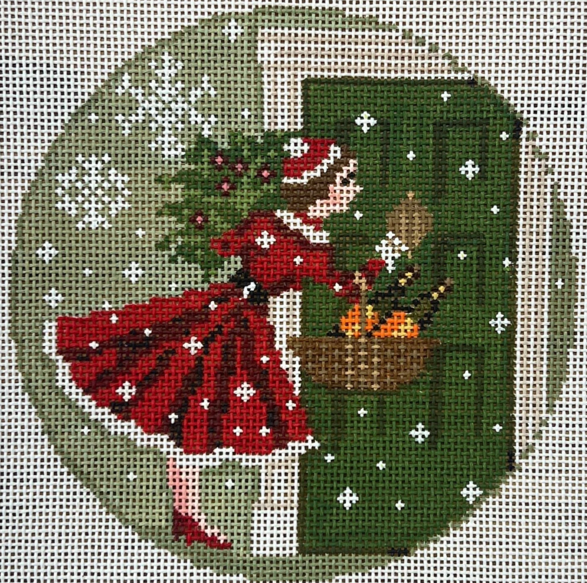 Betty Loves Bubbles #6: Basket of Bubbly (Canvas and Stitch Guide)