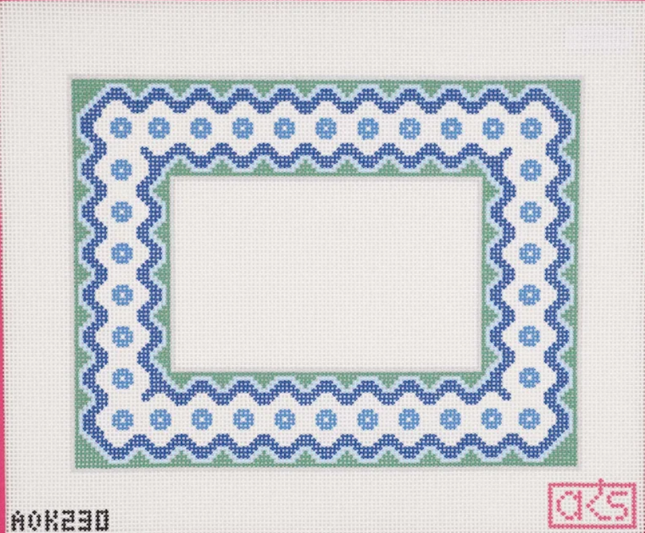 Rac Rac Picture Frame - Blue and Green