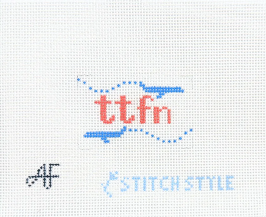 TTFN - Ta-Ta for Now Luggage Tag