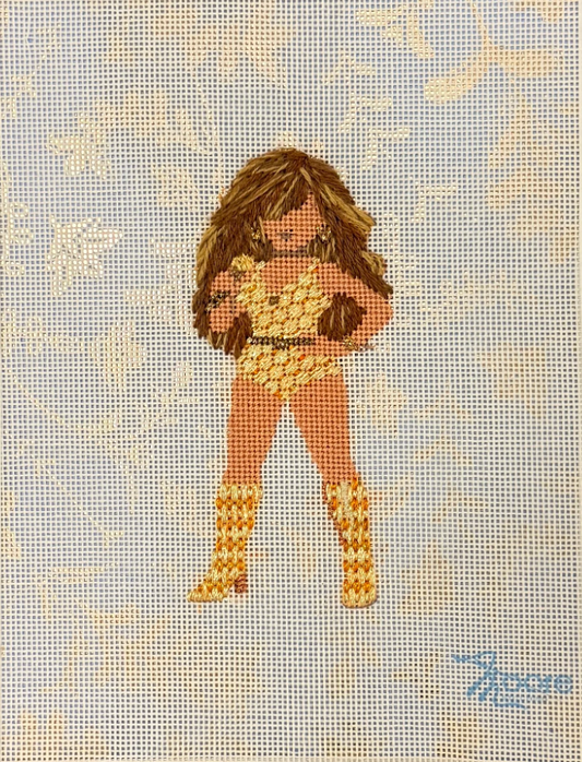 Queen Bey Needlepoint Canvas
