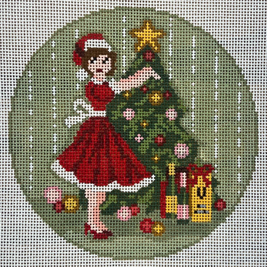 Betty Loves Bubbles #5 - Trimming Tree, Canvas and Stitch Guide