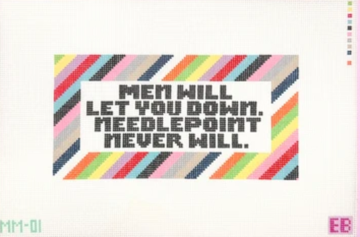 Needlepoint Will Never Let You Down