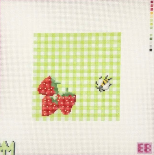 Berries and Bee Coaster