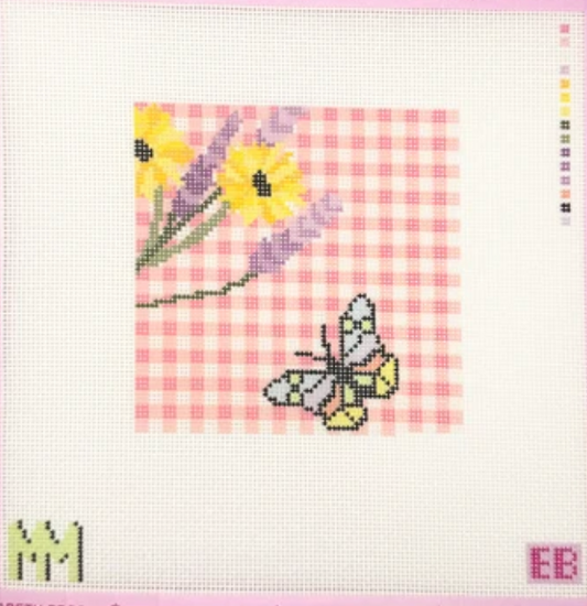 Butterfly and Flower Coaster