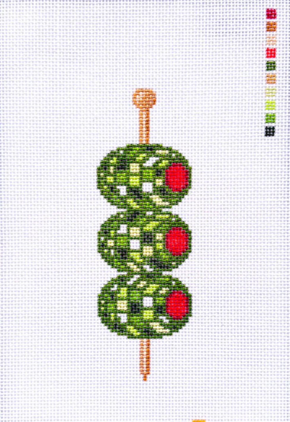 Disco Martini Olives Canvas