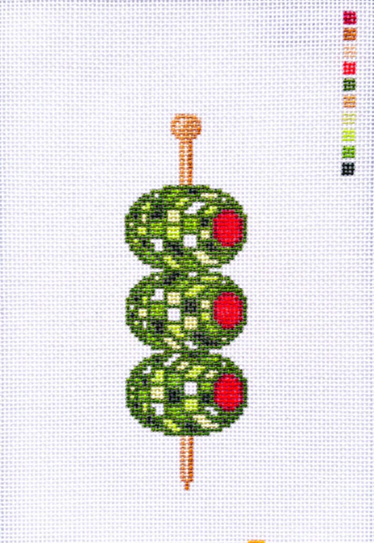 Disco Martini Olives Canvas