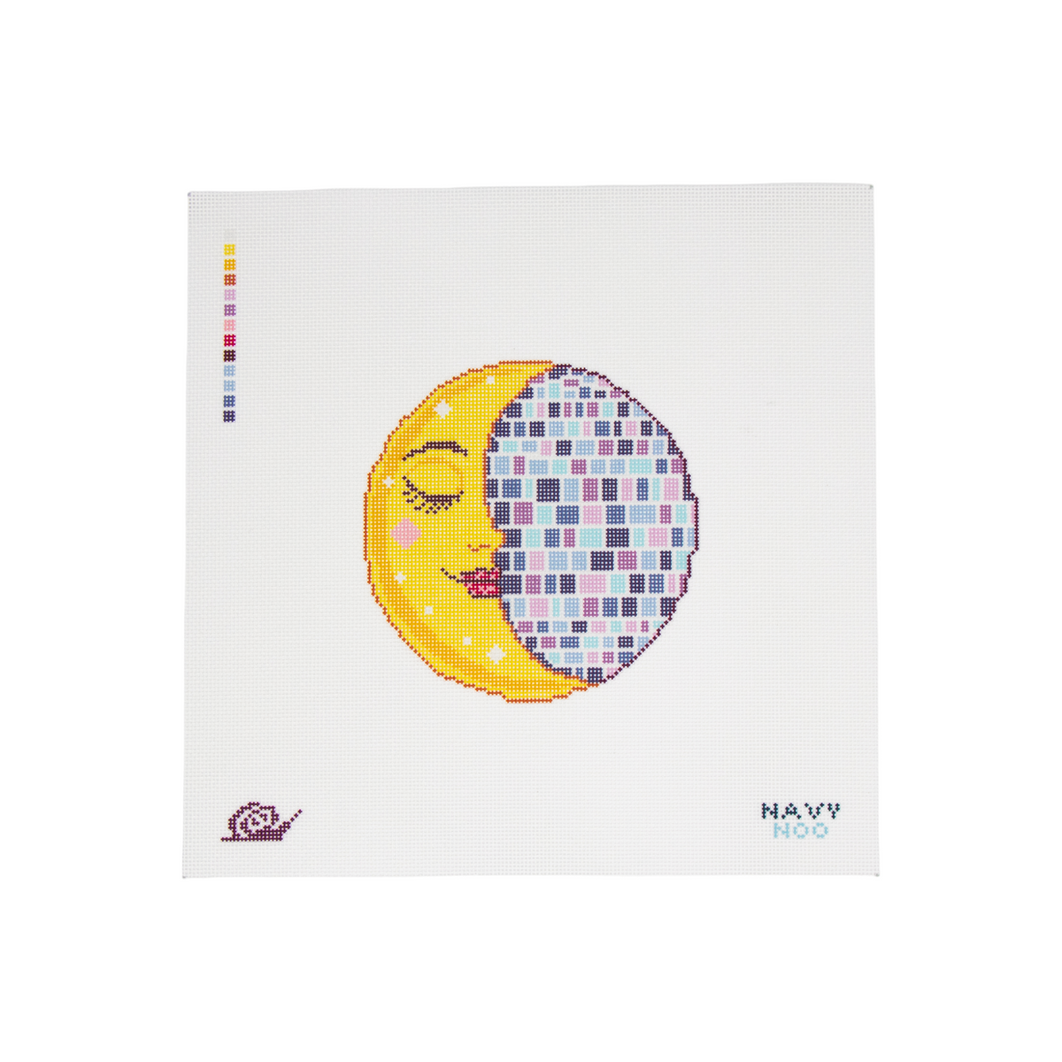Disco Moon Canvas