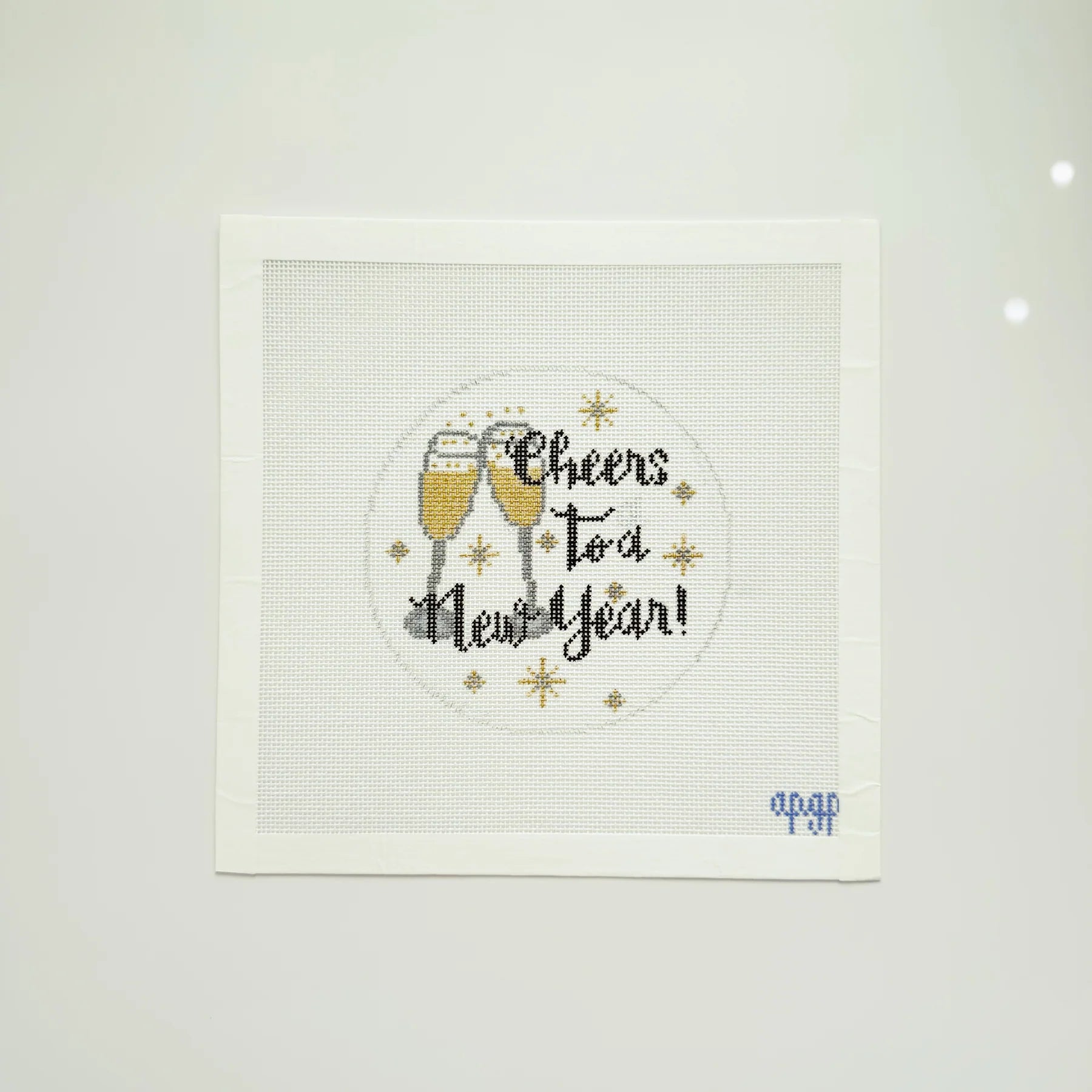 APBR21 Cheers to a New Year needlepoint canvas