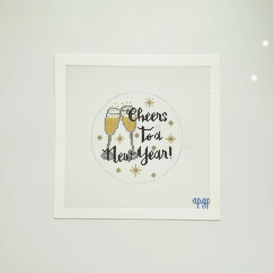 APBR21 Cheers to a New Year needlepoint canvas