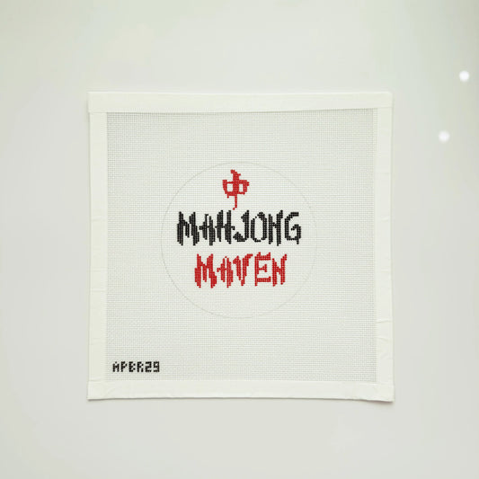 APBR29 Mahjong Maven needlepoint canvas