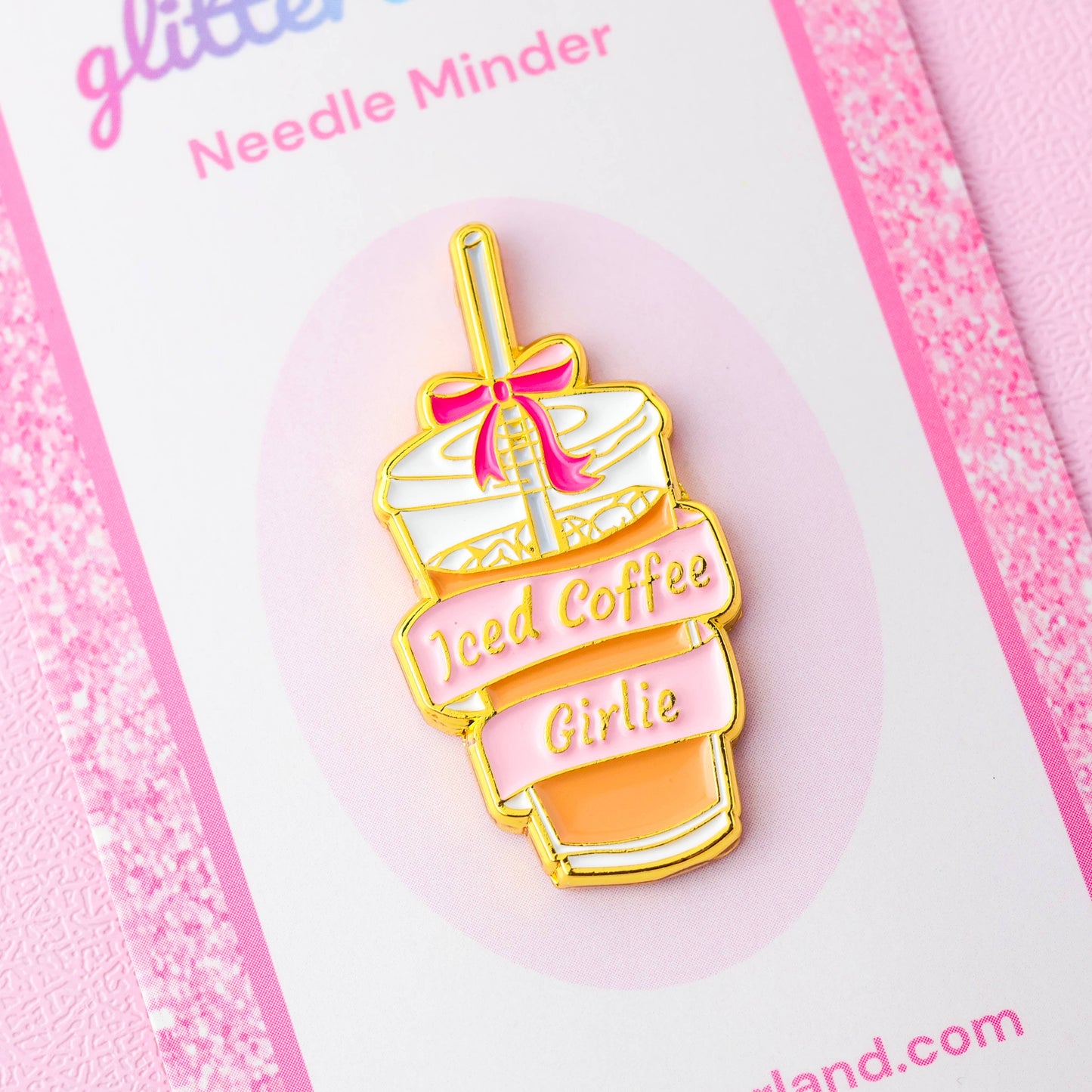 Coffee Girl Needle Minder Magnet