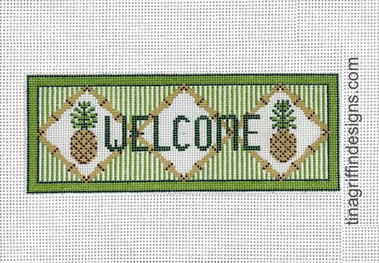 Pineapple Welcome Sign