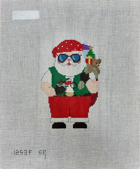 Motorcycle Santa
